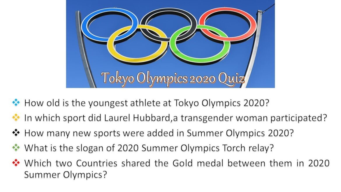 Tokyo Summer Olympics 2020 – Quiz Tokyo Summer Olympics 2020 - Quiz