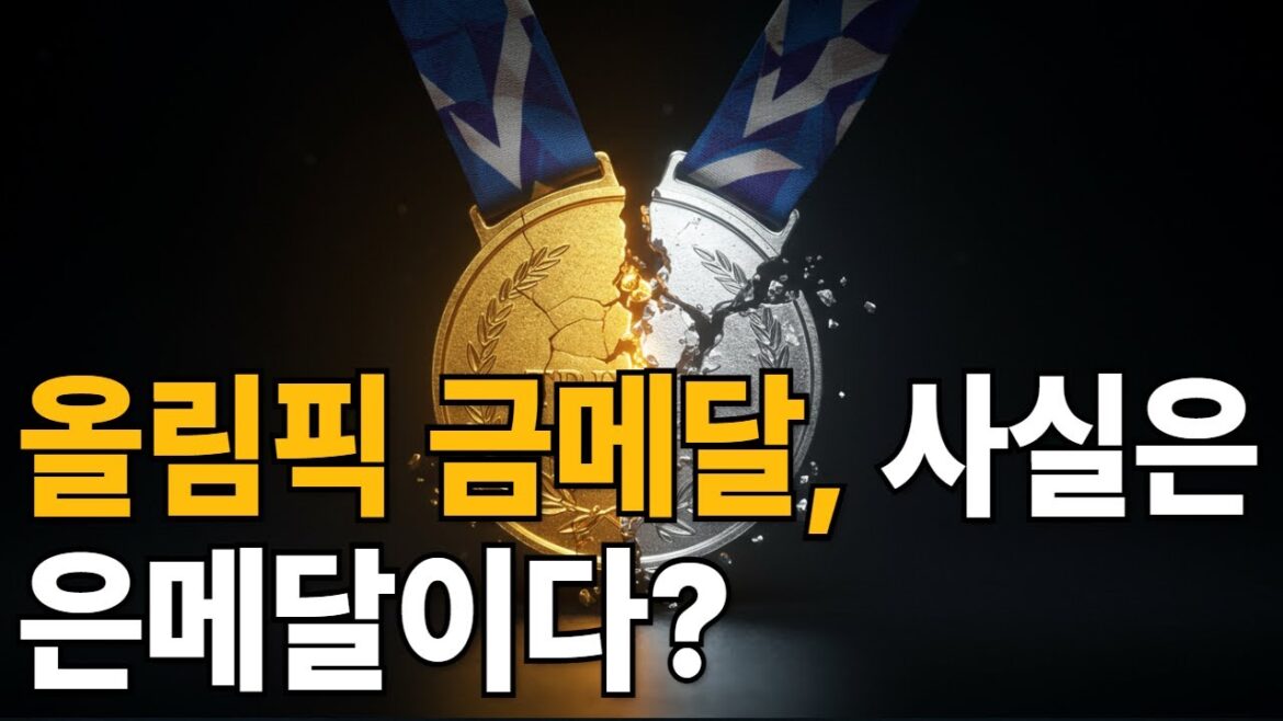 [올림픽시리즈] Part 1 The shocking truth of the Olympic gold medal you didn't know (99%silver)