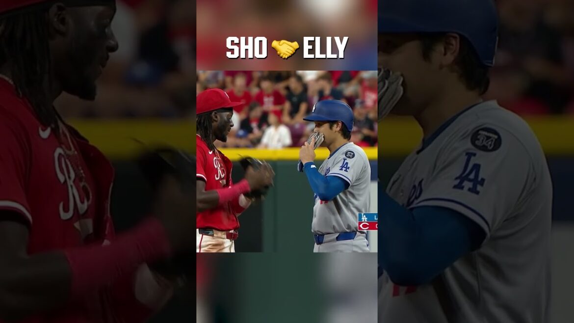 Elly De La Cruz chats with his favorite player, Shohei Ohtani ⭐️