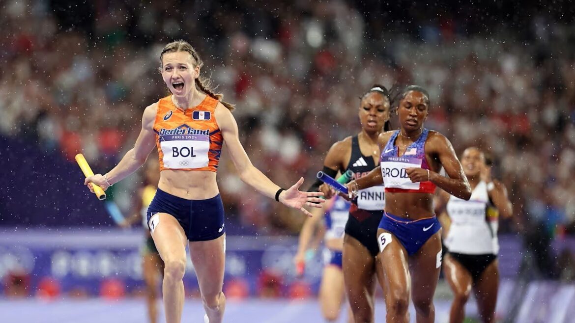 2024 Paris Olympics 4 x 400m Mixed Final - Femke Bol & Netherlands Win Gold Over USA & Great Britain