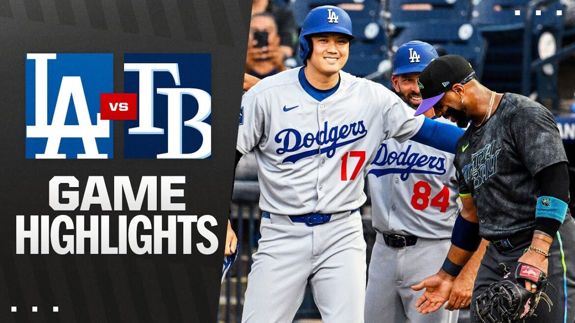 Dodgers vs. Rays Game Highlights (8/1/25) | MLB Highlights