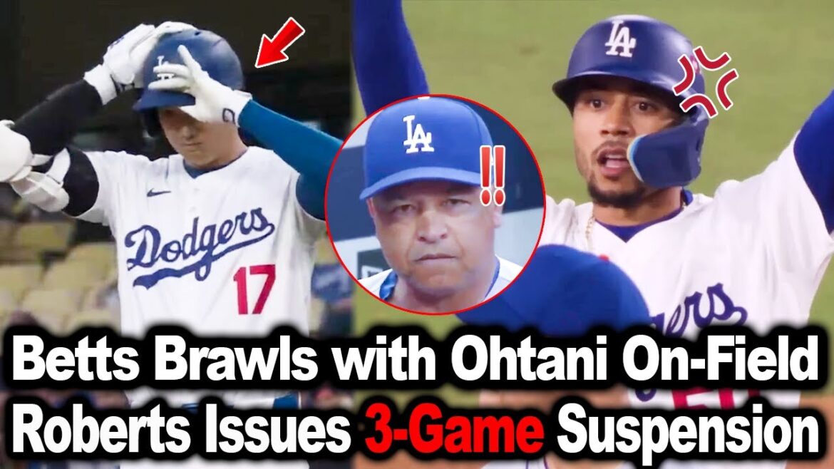 SHOCKING FIGHT! Betts Attacks Ohtani After Rays Game — Roberts Suspends Betts for 3 Games