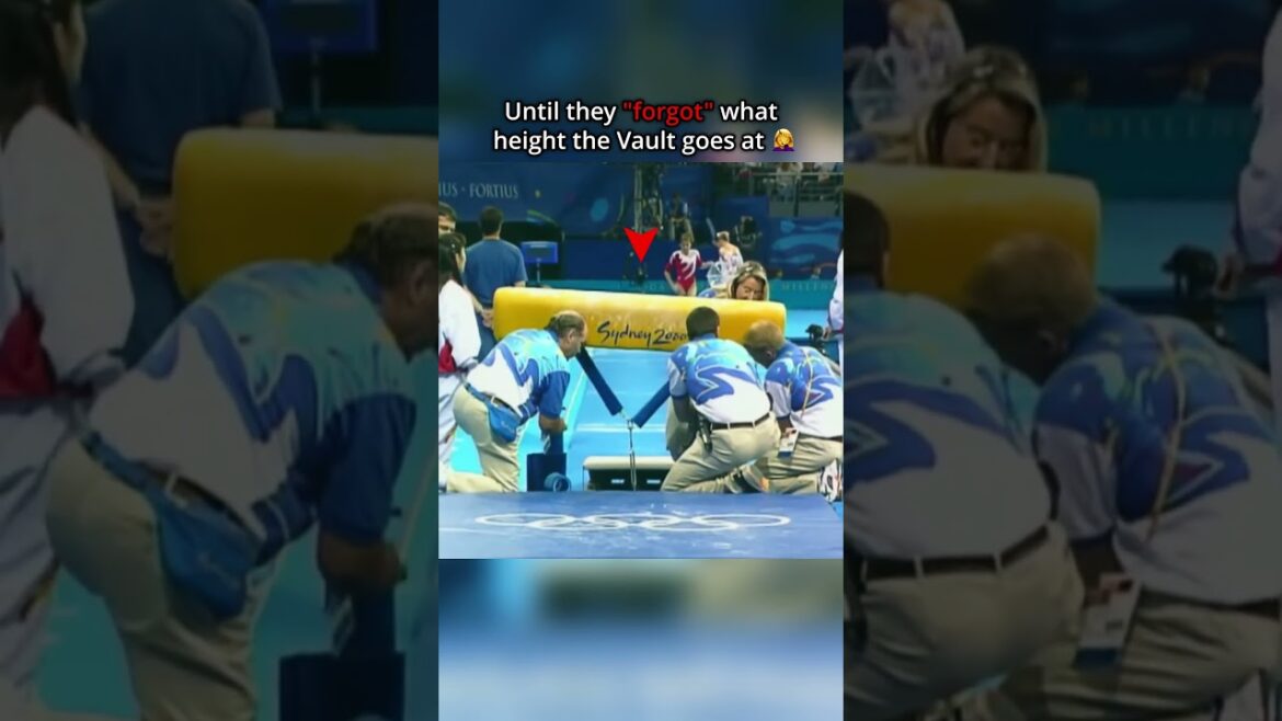I will never understand how this mistake happened🤦‍♀️ #gymnastics #olympics #vault #fail