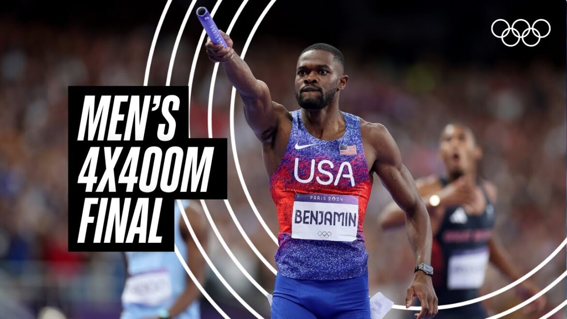 Men’s 4x400m Final - Paris 2024 Olympics | Historic Showdown 🥇🔥