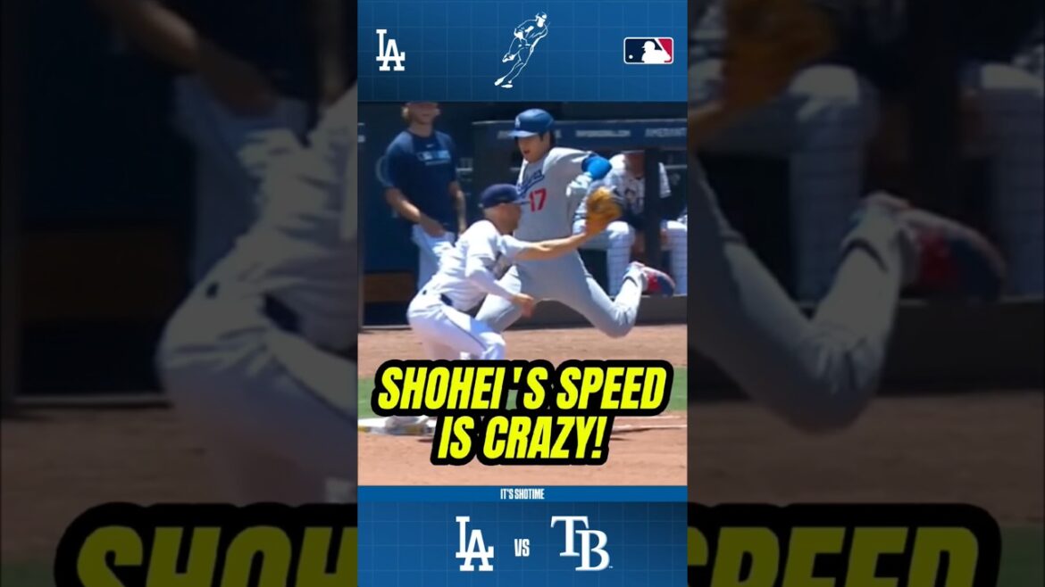 Shohei’s Crazy Speed Beats the Throw! Shohei’s Crazy Speed Beats the Throw!