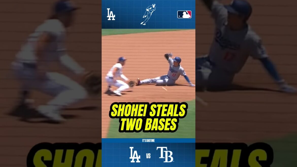 Shohei Steals Two Bases Like It’s Nothing!