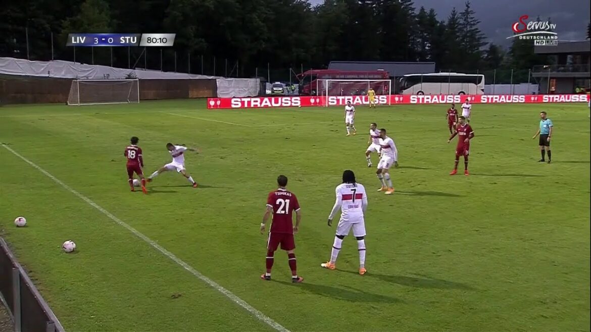 Takumi Minamino vs Stuttgart (A) 2020/21