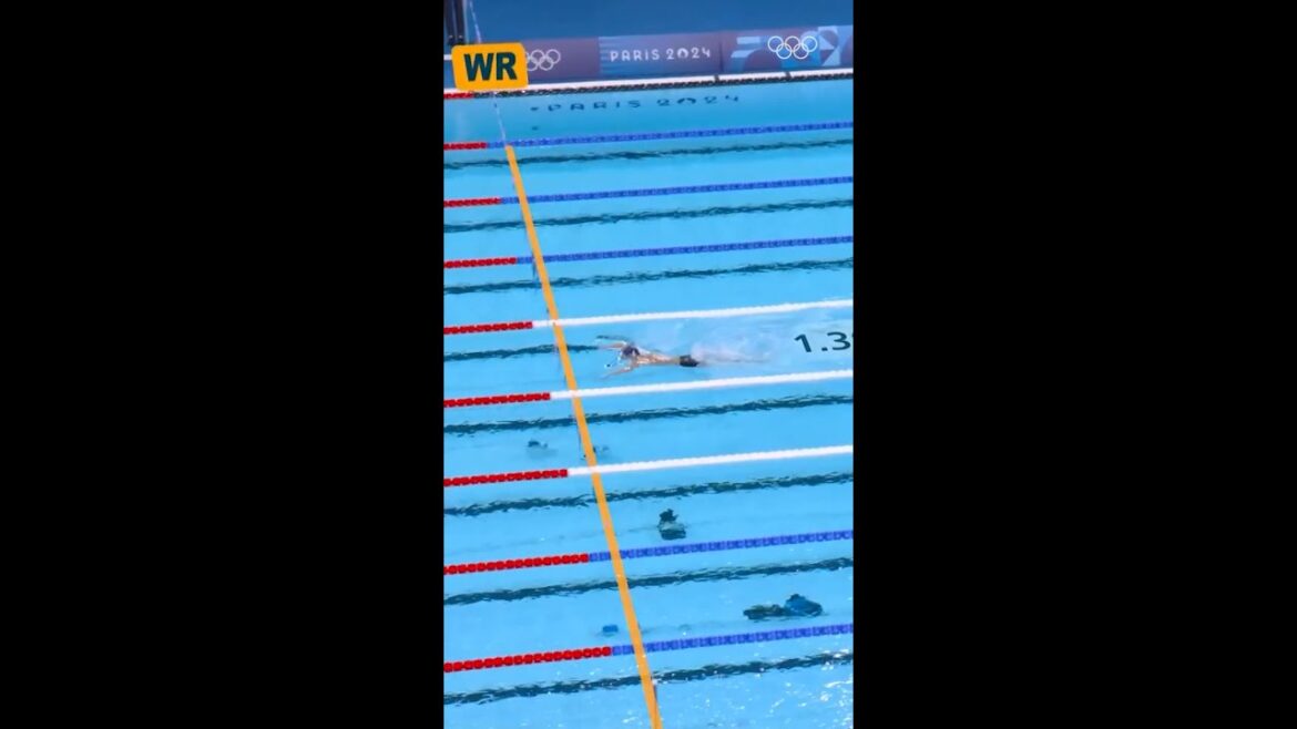 One year ago today, France’s Léon Marchand lit up the pool in Paris 🇫🇷 🏊