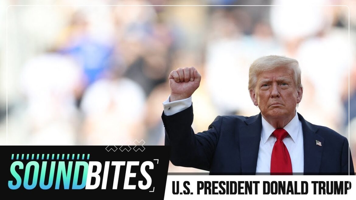 Trump signs executive order establishing task force for LA 2028 Summer Olympic Games | SOUNDBITES