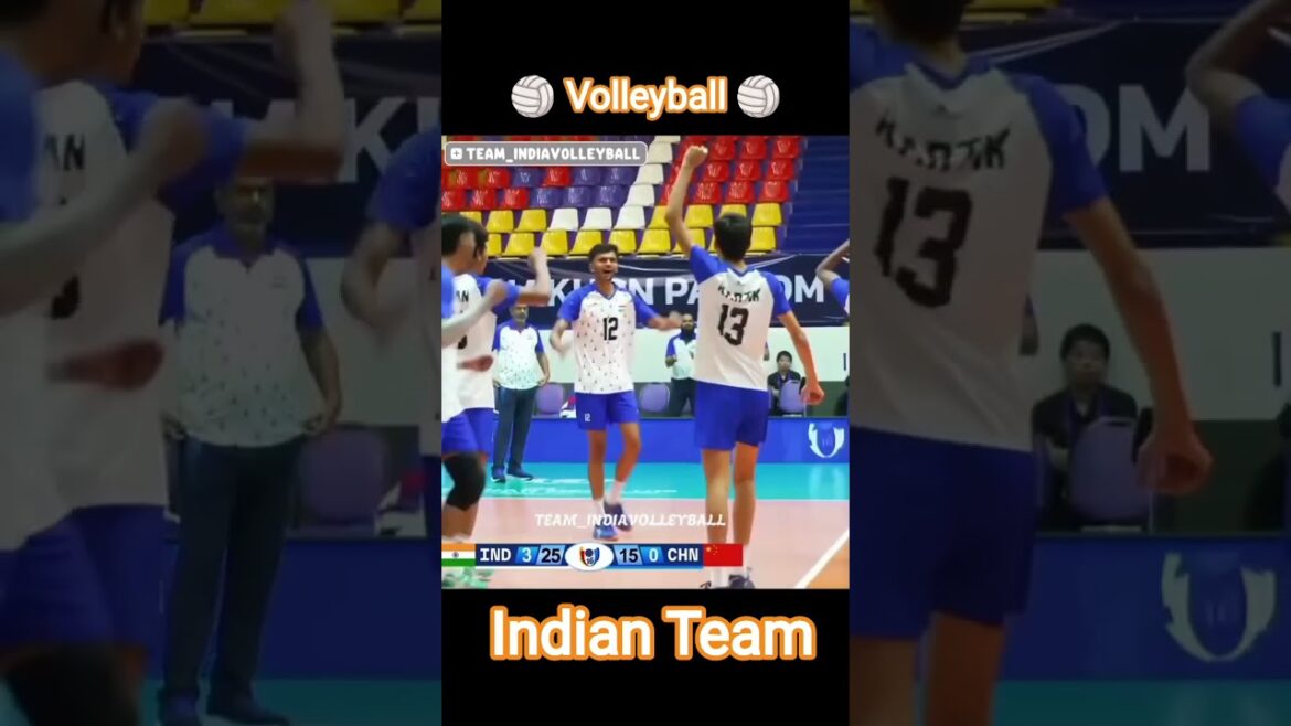 India🇮🇳 vs chaina💀💀💀💀#shorts #volleyball #shortvideo #sports #volleyball #volleyballworld