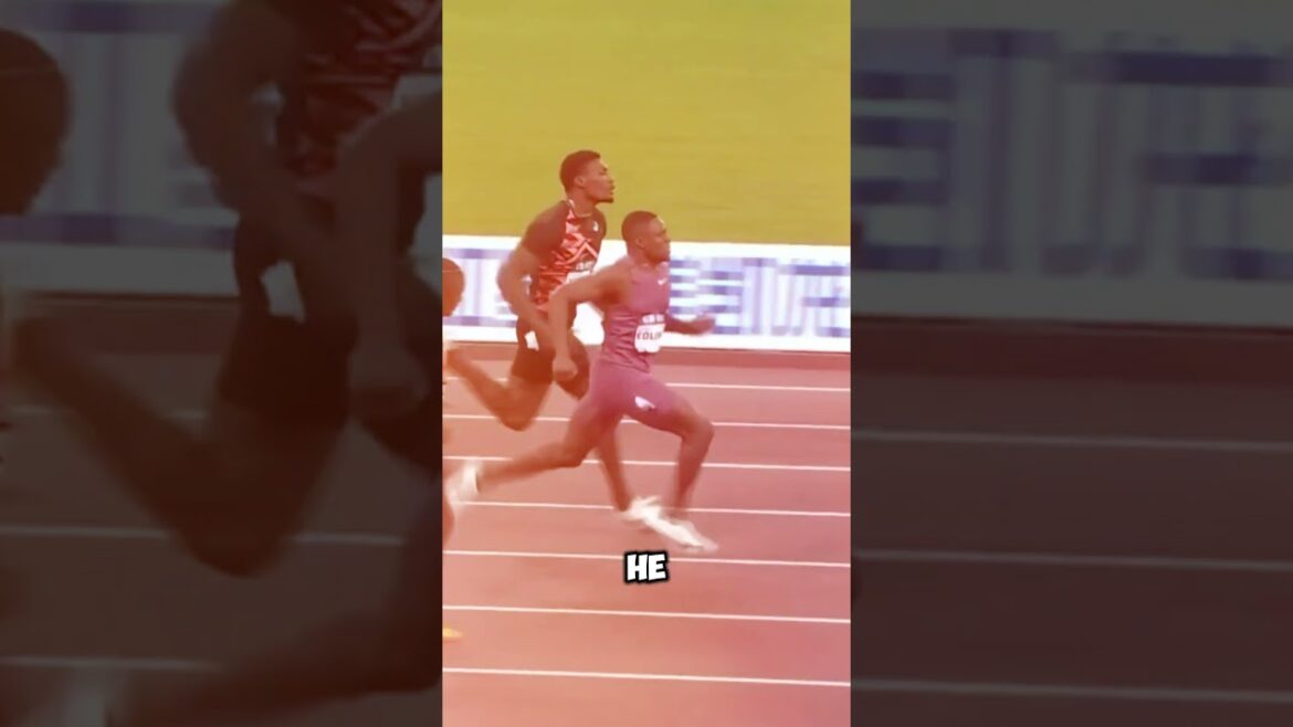 Christian Coleman, Known For His Blistering Speed #shorts #christiancoleman #fastestman