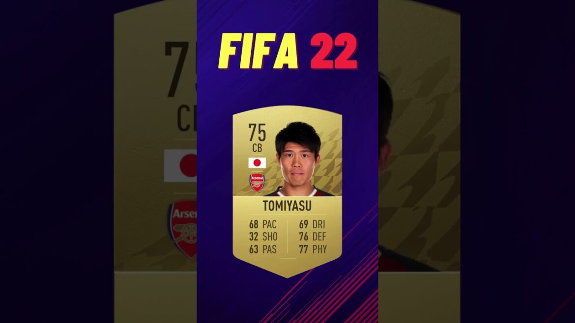 AMAZING EVOLUTION OF TAKEHIRO TOMIYASU IN FIFA 🔥⭐ #eafc24 #fc24 #fifaratings #fc24careermode