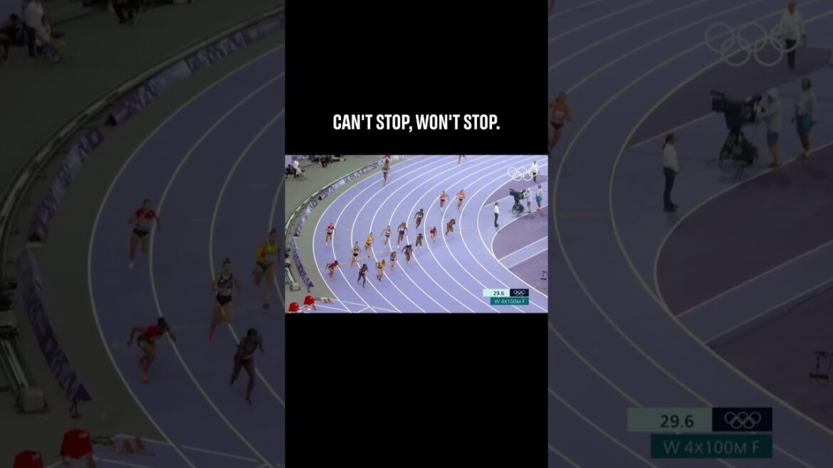 One year ago today, Team USA sprinted to victory at #Paris2024, claiming women’s 4x100m gold! 🥇