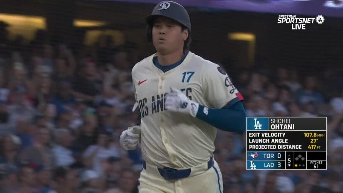 40 HOME RUNS 💪 Shohei Ohtani CRUSHES pitch to center field | ESPN MLB