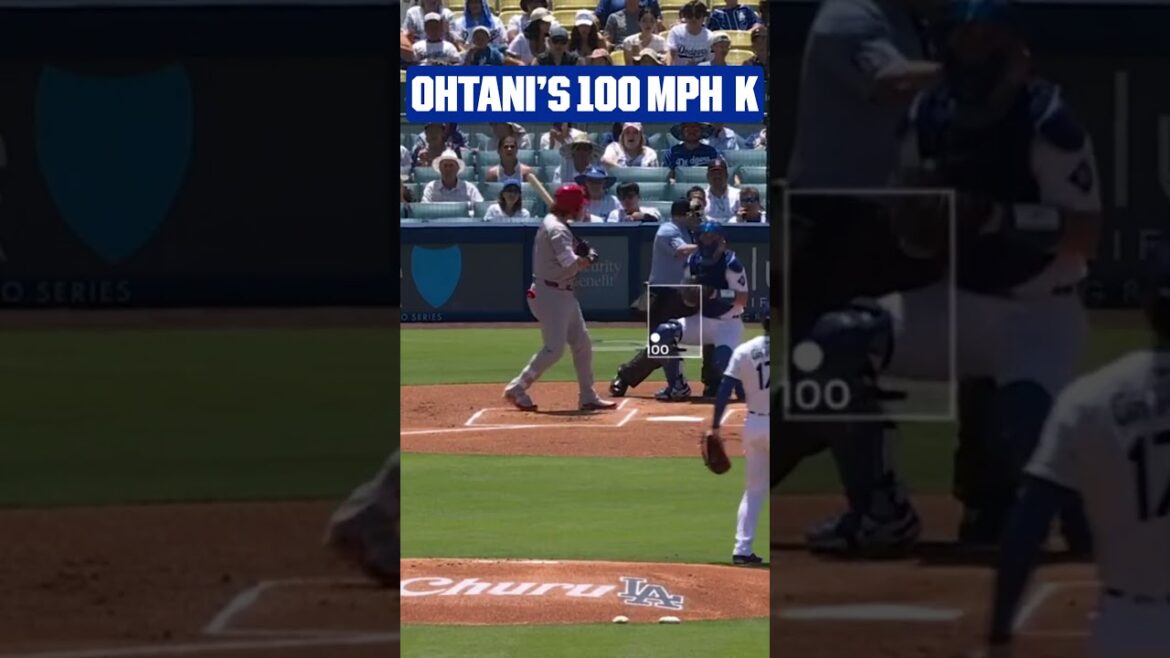 100 MPH on the inside corner for Shohei Ohtani's first strikeout of the day!