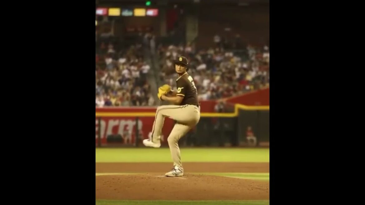 Padres Pitcher, Yu Darvish Shows His Pitching Mechanics