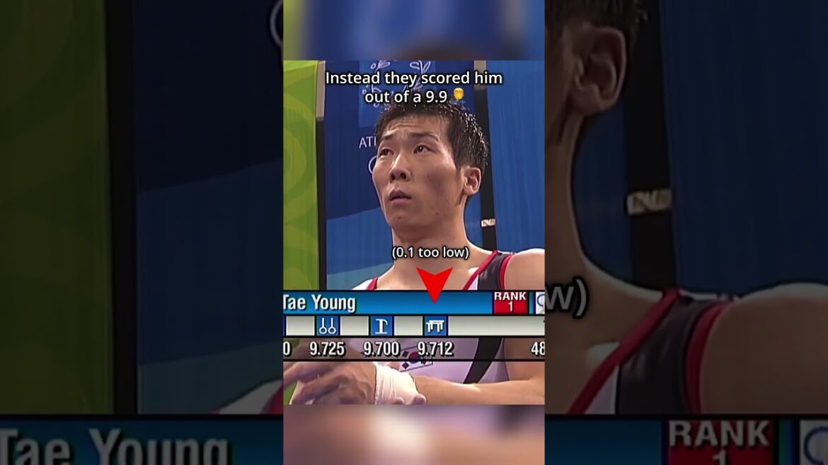 One of the biggest Olympic controversies EVER!😳 #gymnastics #sports #olympics