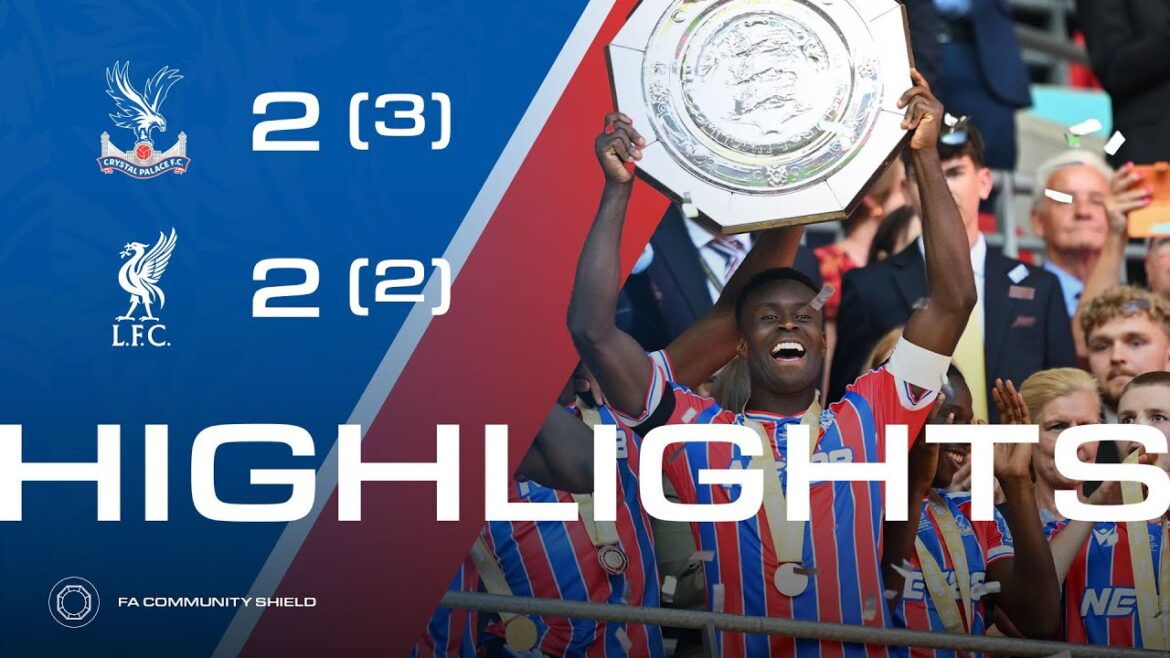 DOUBLE DELIGHT 🏆 Community Shield Match Highlights | Crystal Palace 2-2 Liverpool (3-2 on Penalties)