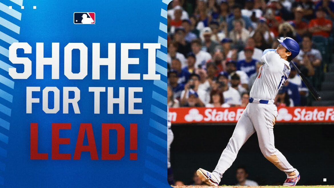 Shohei Ohtani gives the Dodgers the LEAD in the 9th! 😤
