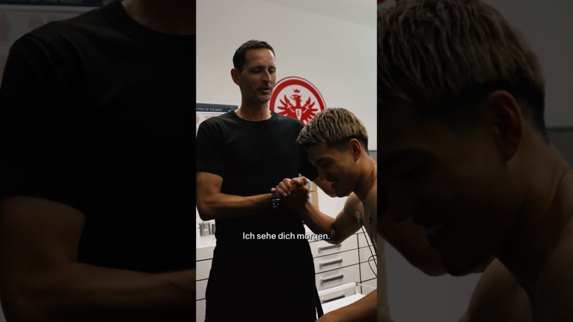 First day, first encounter with the trainer 💪