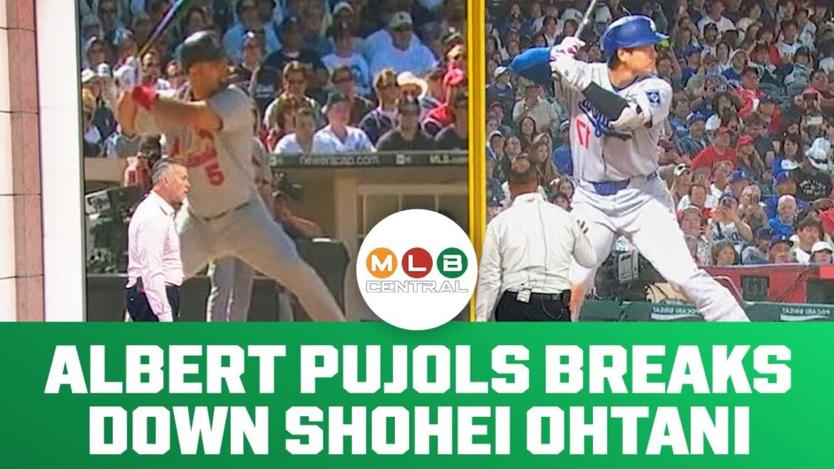 Albert Pujols digs into Shohei Ohtani’s mechanics | MLB Central Albert Pujols digs into Shohei Ohtani's mechanics | MLB Central