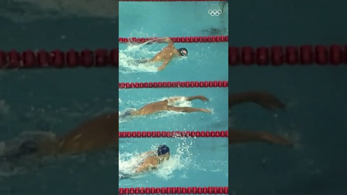 Legend at first sight.🥇 Watch as Michael Phelps wins his first-ever Olympic medal at #Athens2004!