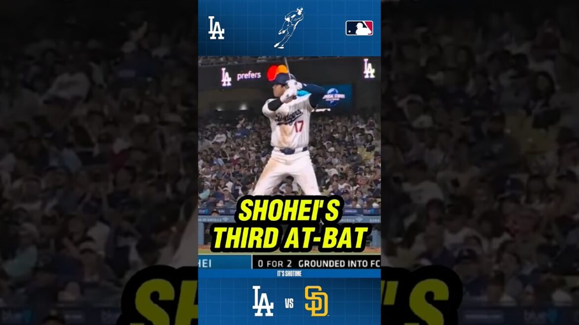 Shohei’s Third At-Bat vs Padres in the 6th Inning!