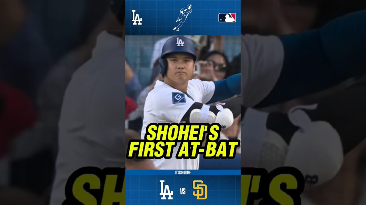 Shohei’s First At-Bat vs Padres in the 1st Inning!