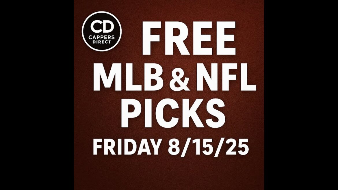 FREE MLB & NFL Picks & Predictions | Los Angeles Angels vs Oakland Athletics | Friday 8/15/25
