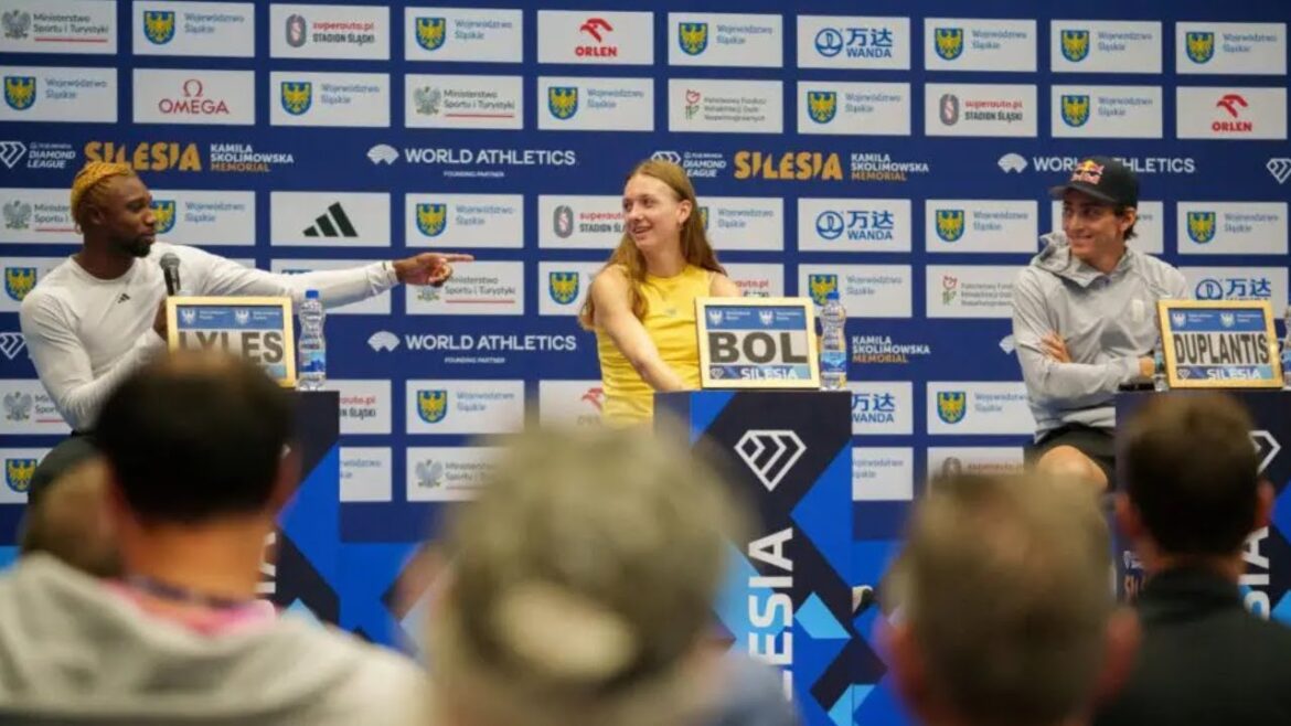 Noah Lyles, Femke Bol, Faith Kipyegon, Mondo Duplantis speak – Silesia Diamond League 2025 Noah Lyles, Femke Bol, Faith Kipyegon, Mondo Duplantis speak – Silesia Diamond League 2025