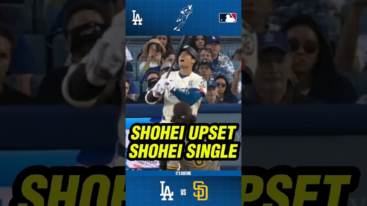 Shohei Upset at Himself Then Smashes Single