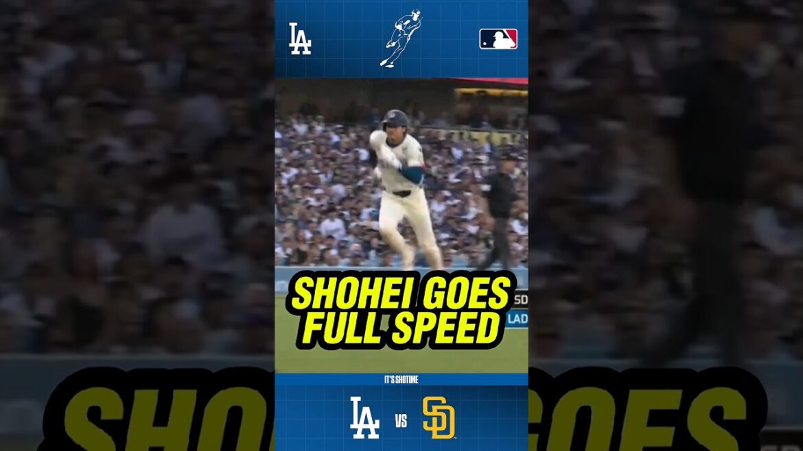Shohei Tags from Third at Full Speed and Scores!