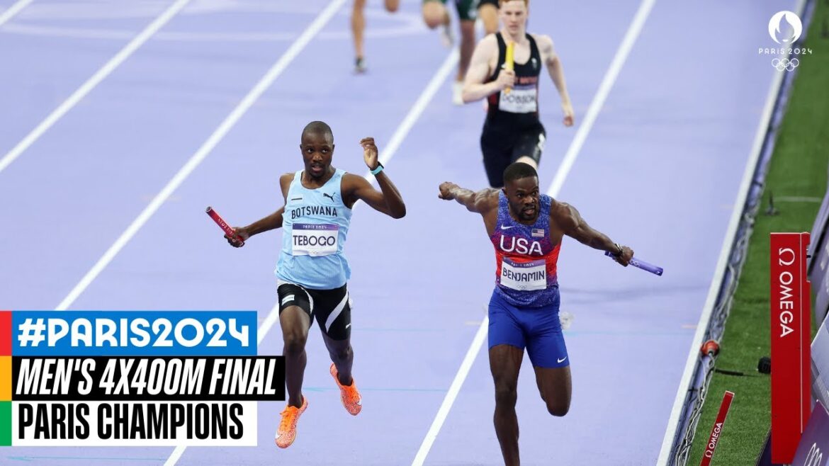 Men's 4x400m Final 🏃| Paris Champions
