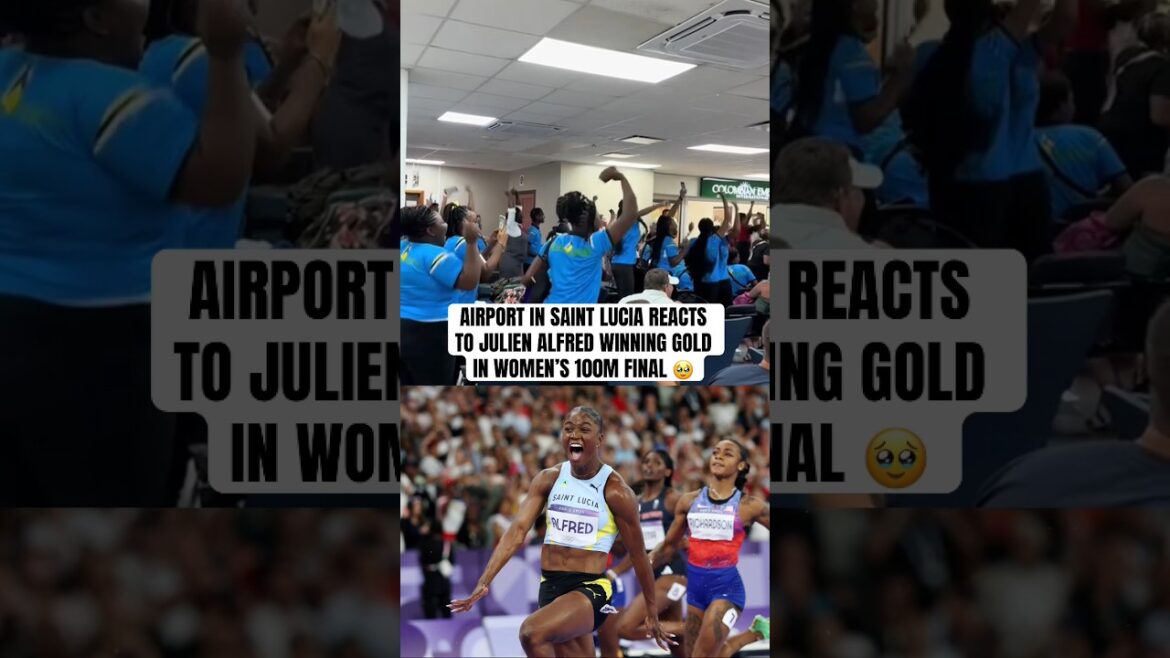 Julien Alfred won the first ever Olympic medal for Saint Lucia ❤️🥇