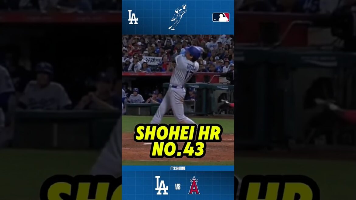 Shohei 43rd HR & Bat Flip | 4 Straight Games!