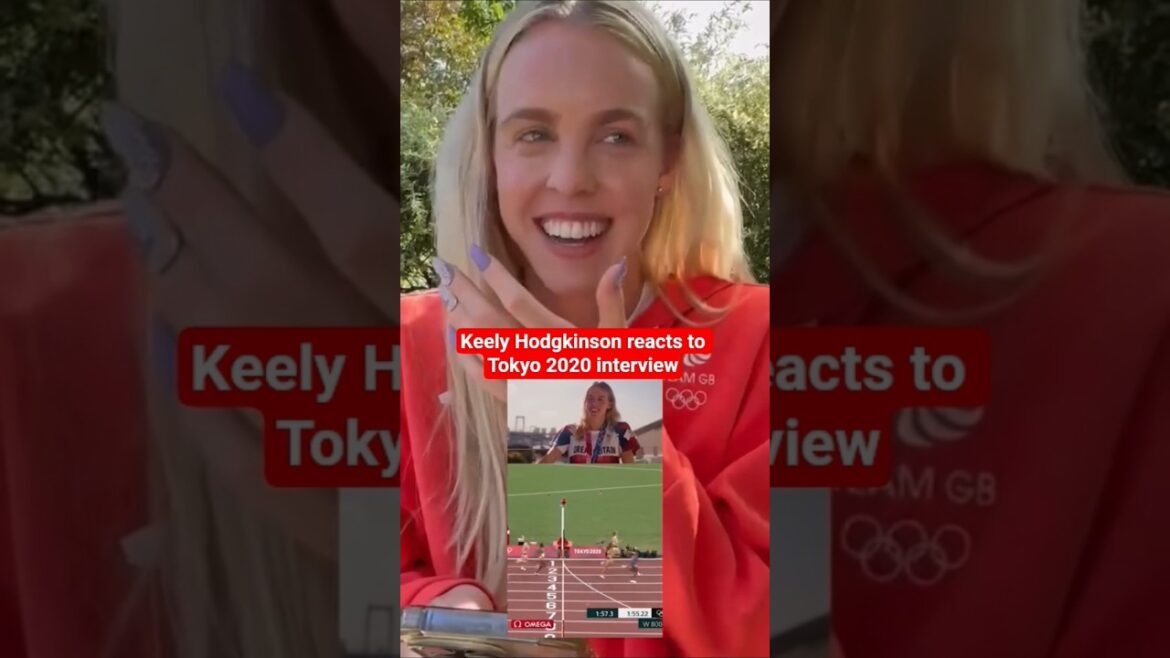 Keely Hodgkinson REACTS to her own interview π #shorts Keely Hodgkinson REACTS to her own interview π #shorts