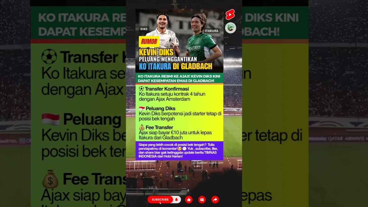 Rumor❗ko Itakura to Ajax, Kevin Diks Opportunity in Gladbach Rumor❗ko Itakura to Ajax, Kevin Diks Opportunity in Gladbach