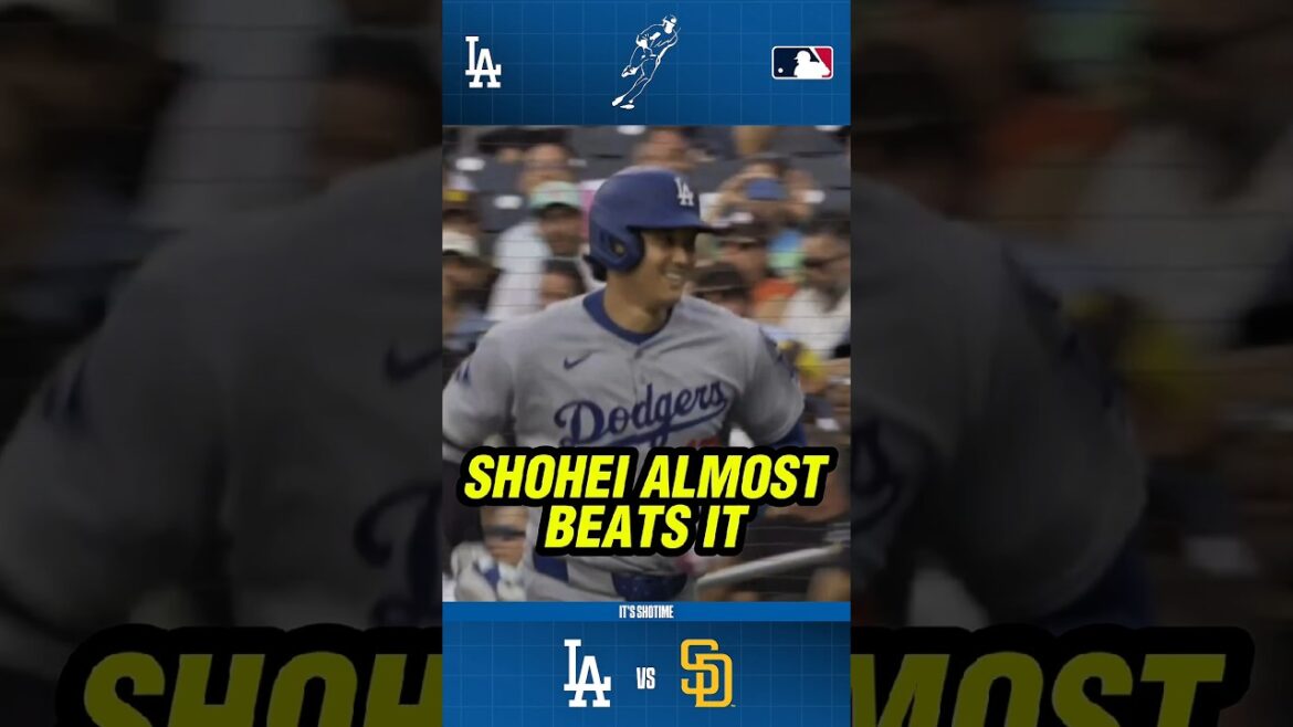 Shohei Races to First then Smiles to Arraez