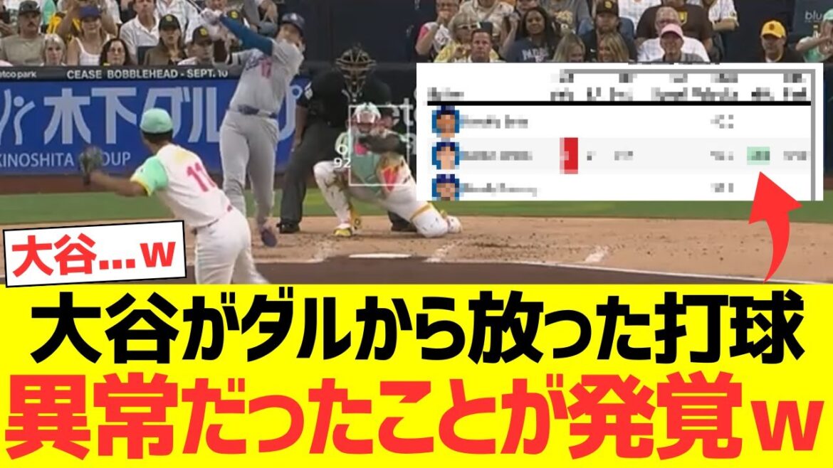 It turns out that Otani Shohei hits the ball from Darvish was abnormal lol It turns out that Otani Shohei hits the ball from Darvish was abnormal lol