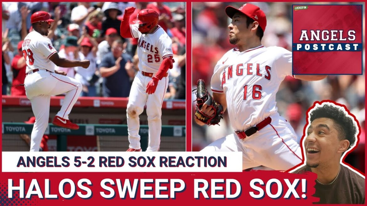 ANGELS POSTCAST: Kikuchi FANS 12, HR Halos SWEEP Boston Red Sox and reach .500 with 5-2 win at Big A