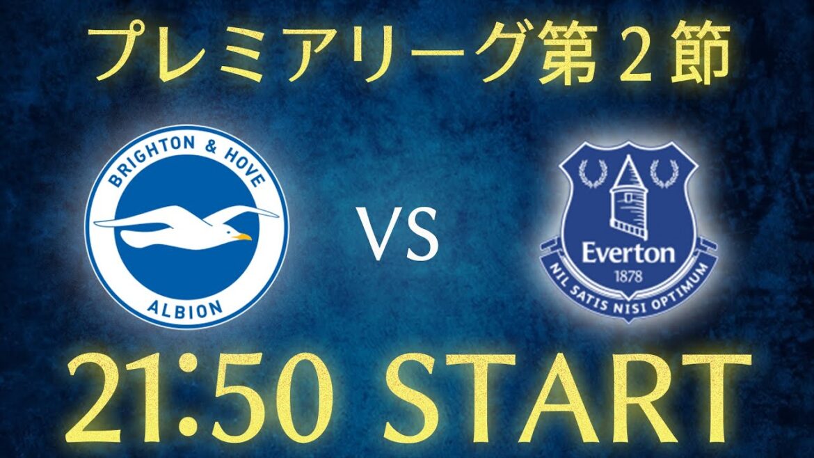 [Mito Kaoru]Brighton vs Everton/Premier League Round 2 Chat Live Stream