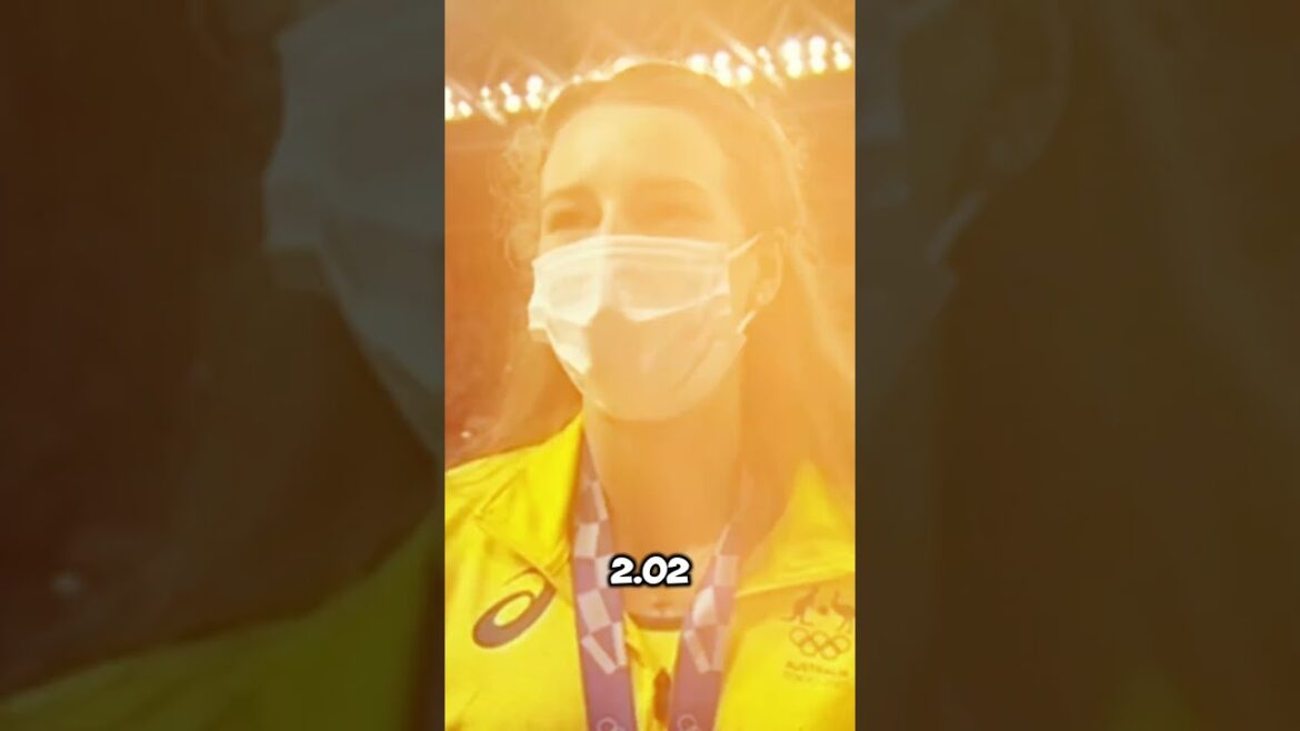 Nicola Olyslagers Tokyo 2020 Olympic Silver Medal & Australian High Jump Record #shorts Nicola Olyslagers Tokyo 2020 Olympic Silver Medal & Australian High Jump Record #shorts