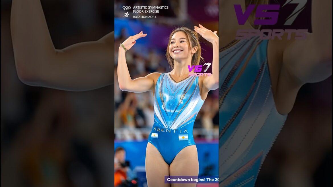 🤸🏻‍♀️🇦🇷 The Most Beautiful Gymnast from Argentina | Olympic Warm-Up Moments! #aiart