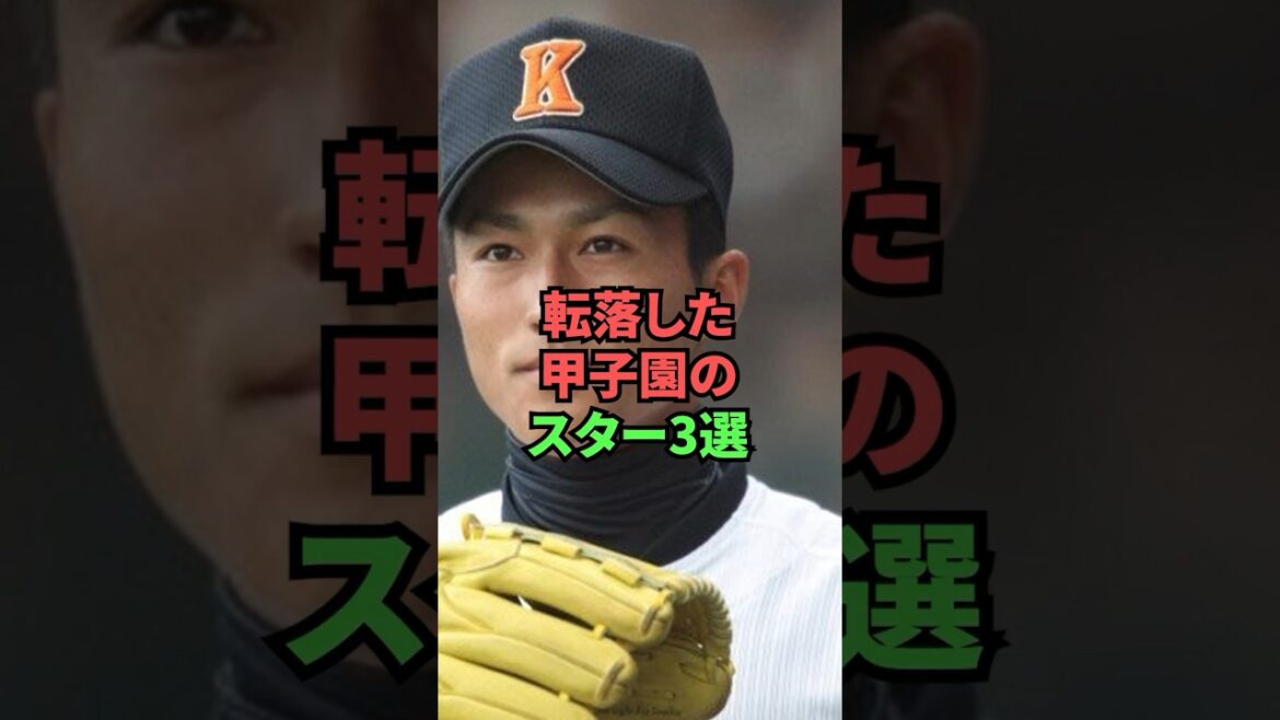 Three fallen Koshien stars