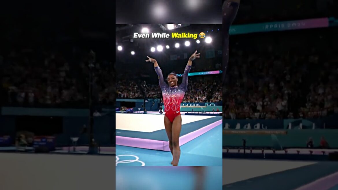She even walked off while saluting😭 #gymnastics #simonebiles #olympics #comeback #sports She even walked off while saluting😭 #gymnastics #simonebiles #olympics #comeback #sports