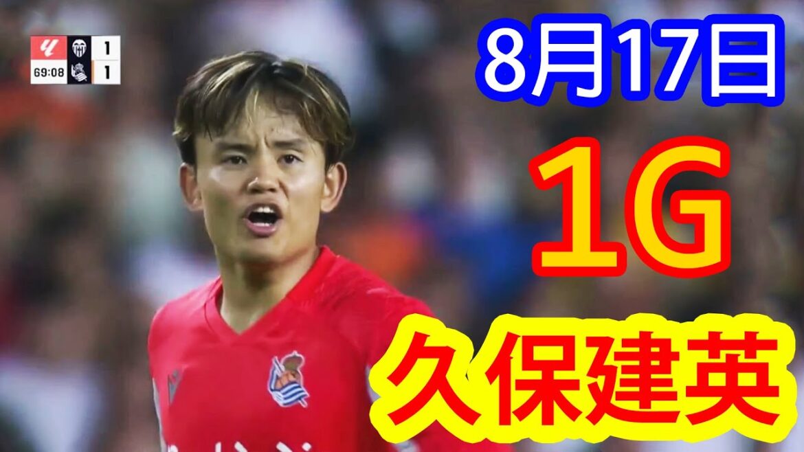 [August 17th]Kubo Takefusa finishes with a mid-range shot! Overwhelmed your opponent with his incredible and impressive performance!