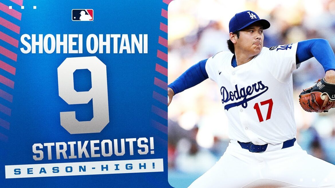 Shohei Ohtani records a SEASON-HIGH 9 STRIKEOUTS! 😤 | Otani Shohei Highlights
