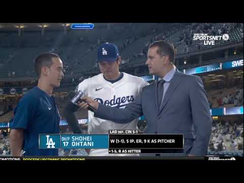 Shohei Ohtani Reacts to 1st Win As A Pitcher For Dodgers, Sweep Over Reds! Shohei Ohtani Reacts to 1st Win As A Pitcher For Dodgers, Sweep Over Reds!
