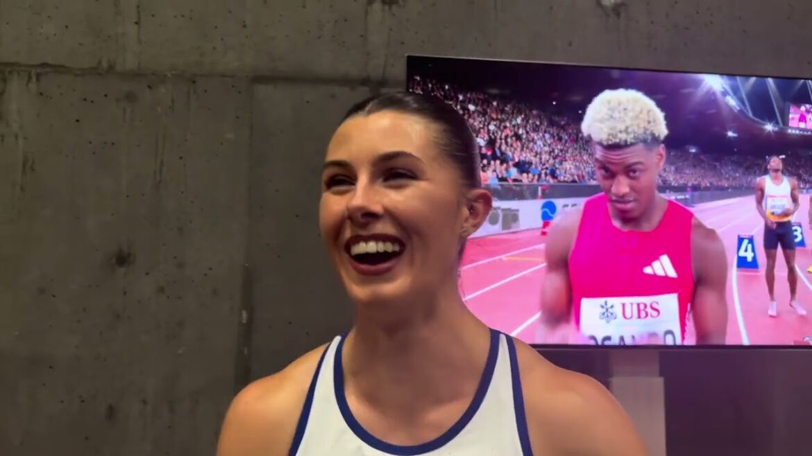“We want to win two golds in LA”: Amy Hunt after Zürich Diamond League