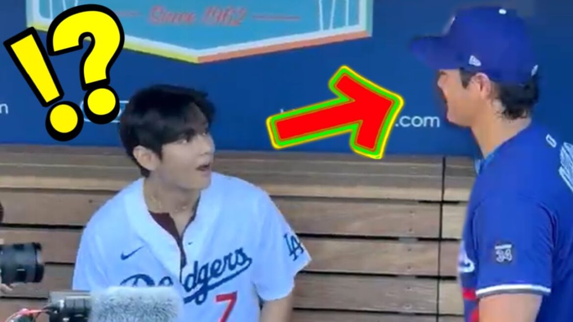 When BTS was so nervous, he saw Otani, he couldn't believe it... "Is this a miracle?" "What's different to what you do!" fans all over the world were screaming![MLB]